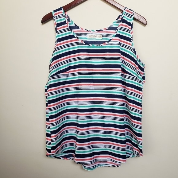 FADED GLORY Striped Blouse - Picture 1 of 3